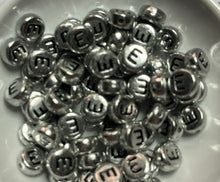 Acrylic Plastic Letter Beads 7mm