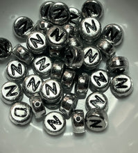 Acrylic Plastic Letter Beads 7mm