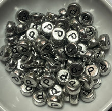 Acrylic Plastic Letter Beads 7mm