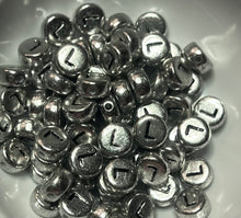 Acrylic Plastic Letter Beads 7mm