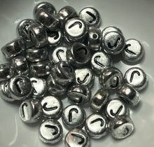 Acrylic Plastic Letter Beads 7mm