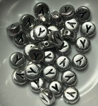 Acrylic Plastic Letter Beads 7mm