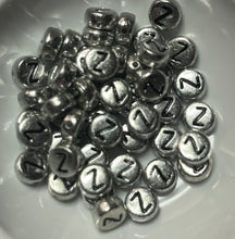 Acrylic Plastic Letter Beads 7mm