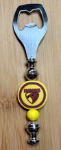 AFL Beaded Bottle Opener Stainless Steel
