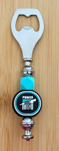 AFL Beaded Bottle Opener Stainless Steel