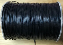 Polyester Waxed Cord 1mm sold by the Metre