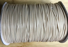 Polyester Waxed Cord 1mm sold by the Metre